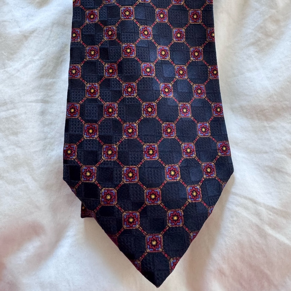 Bijan Pure Silk Tie- Made in Italy